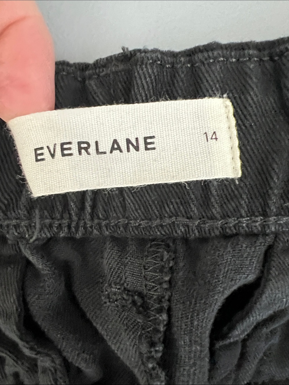 New Everlane THE TROUSER IN BUTTERSOFT Black Size 14 - Picture 6 of 12